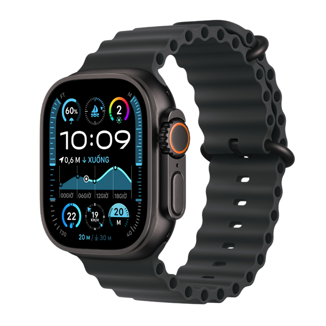 Apple Watch Ultra 2 GPS + Cellular 49mm viền Titanium đen