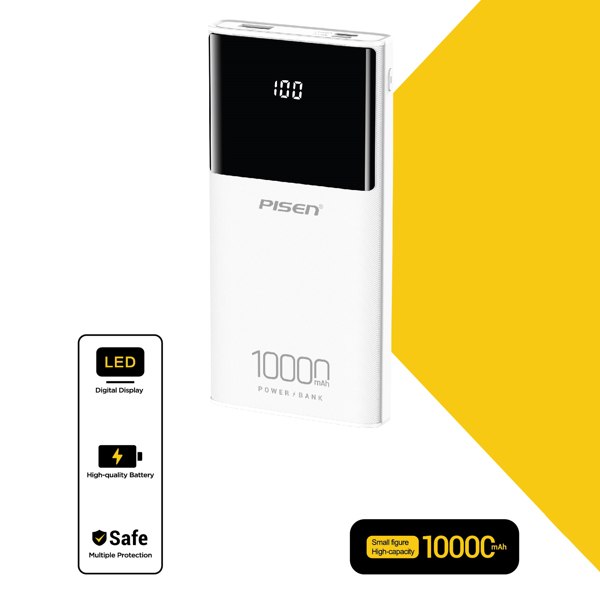 Pin Sạc dự phòng PISEN - Mr White Digital - TP-D33(GLB)